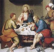 Jacopo Bassano Christ in Emmaus oil